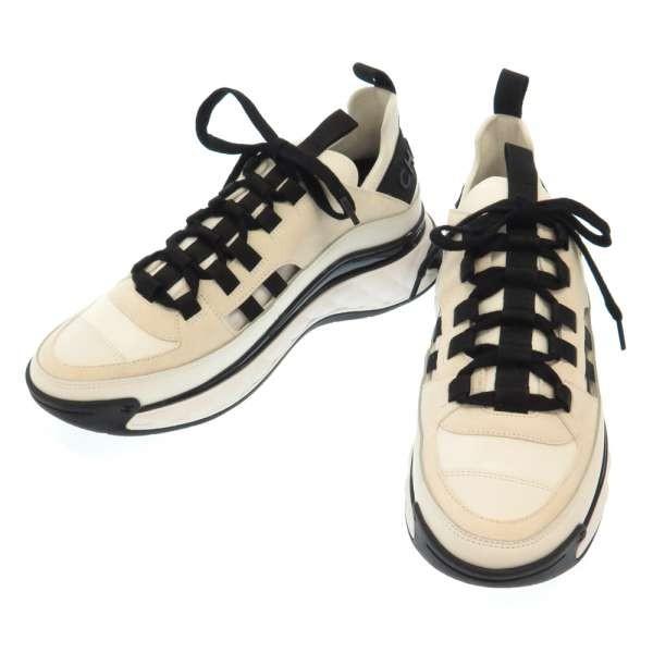 シャネル スニーカー バイカラー ココマーク 靴 Chanel 格安saleスタート 年クルーズコレクション レディースサイズ39
