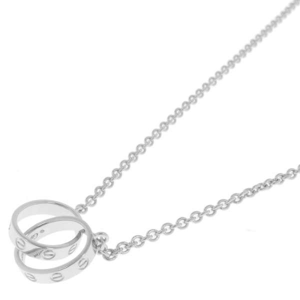 最適な価格 カルティエ ネックレス ベビーラブネックレス ホワイトゴールド Cartier ペンダント ジュエリー 安心保証 適切な価格返品ok