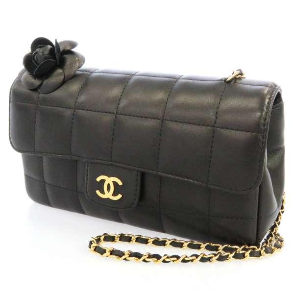 CHANEL（シャネル） チェーンショルダーバッグ チョコバー カメリア 