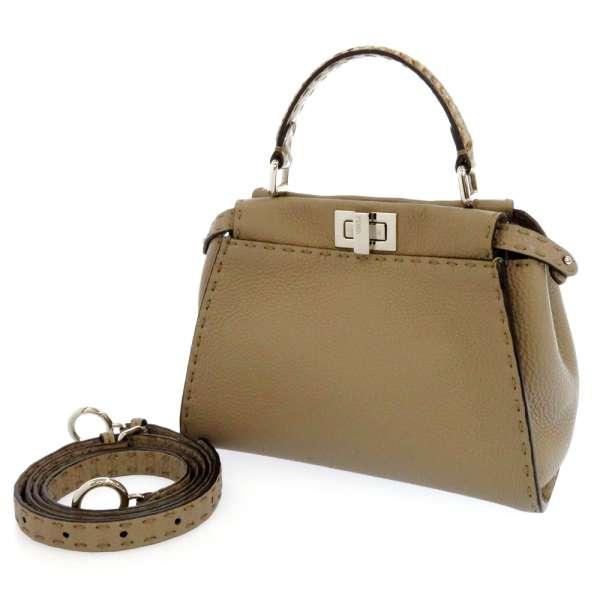 フェンディ ハンドバッグ ミニ ピーカブー アイコニック セレリア カーフレザー 8bn244 Fendi バッグ 安心保証 Gallery Rare 通販 Yahoo ショッピング