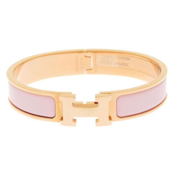 エルメス ブレスレット クリックH ローズドラジェ/ピンクゴールド金具 サイズGM HERMES バングル アクセサリー エルメス ブレスレット クリックH ローズドラジェ/ピンクゴールド金具 サイズGM HERMES バングル アクセサリー
