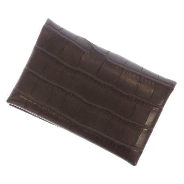 HERMES（エルメス） カードケース カルヴィ エベンヌ クロコダイル