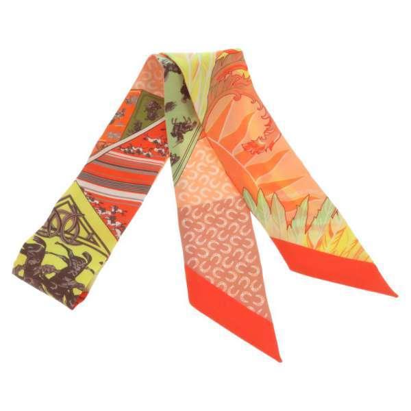 HERMES（エルメス） スカーフ ツイリー 馬と不死鳥 Cheval Phoenix