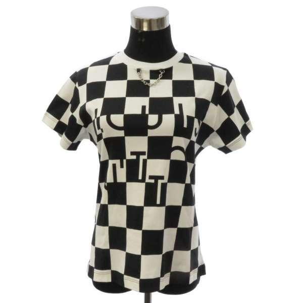 LOUIS VUITTON ルイヴィトン Tシャツ ダミエ柄 コットン100 