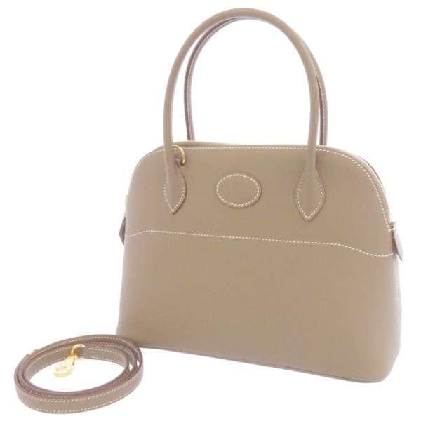 HERMES（エルメス） ハンドバッグ ボリード27 エトゥープ/ゴールド金具