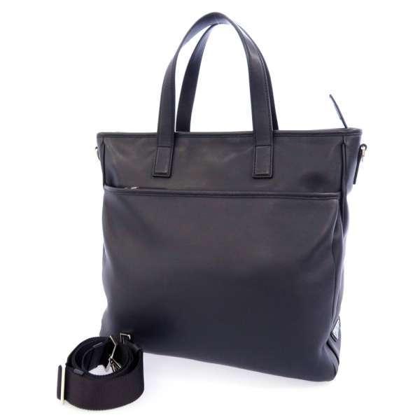 プラダ　BN2863 CITY CALF TALCO トートバッグ　ショルダー PRADA（プラダ） トートバッグ VITELLO CITY ネイビー 2VG033 PRADA