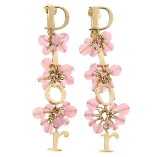 Christian Dior クリスチャン・ディオール イヤリング ロゴ  