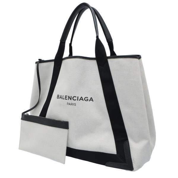 バレンシアガ 339936 ネイビー カバ M  ラージサイズ トートバッグ BALENCIAGA（バレンシアガ） トートバッグ ネイビー カバ M ラージ