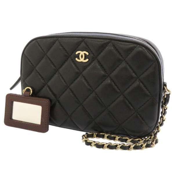 CHANEL シャネル チェーンショルダーバッグ マトラッセ カメラバッグ  