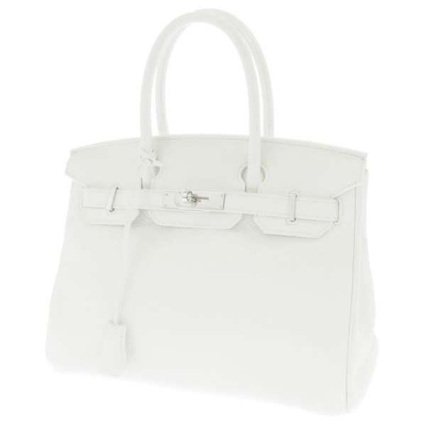 HERMES（エルメス） バーキン30 ホワイト/シルバー金具 トリヨン 