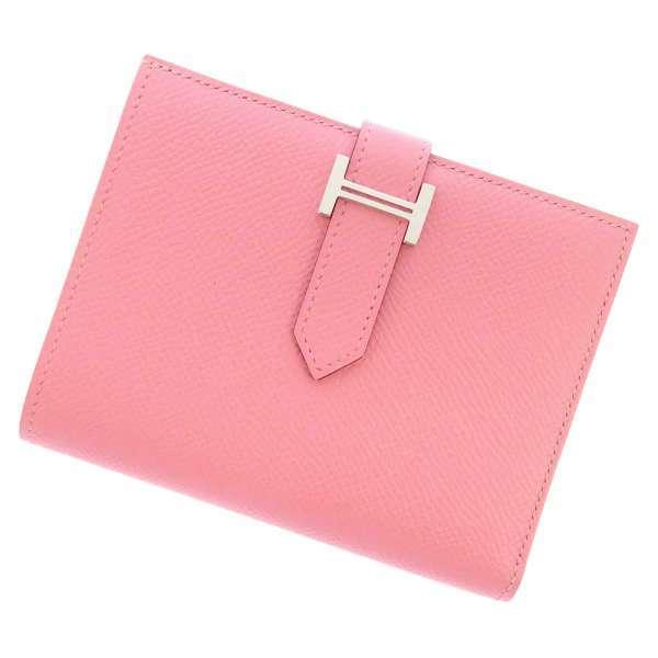 HERMES（エルメス） 財布 ベアンコンパクト ヴェルソ ローズ 