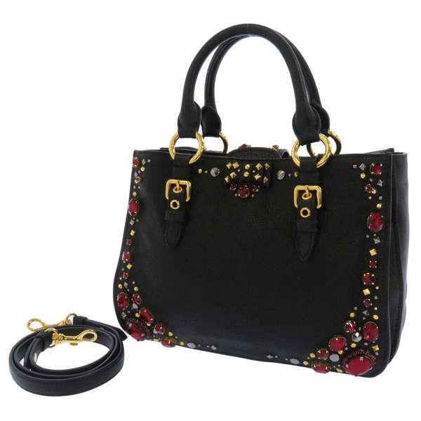 miu ミュウミュウ マドラス スタッズ RNS799 Miu バッグ 2way 