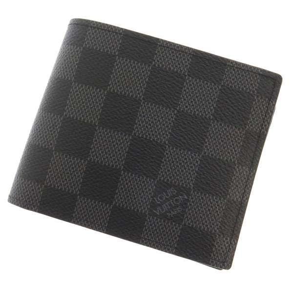 ルイヴィトン 財布 ダミエ グラフィット ポルトフォイユ マルコ Nm N ヴィトン 二つ折り財布 メンズ Gallery Rare 通販 Yahoo ショッピング