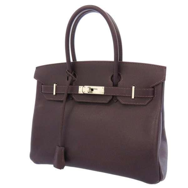 HERMES（エルメス） バーキン30 レザン/シルバー金具 ヴォーエプソン 
