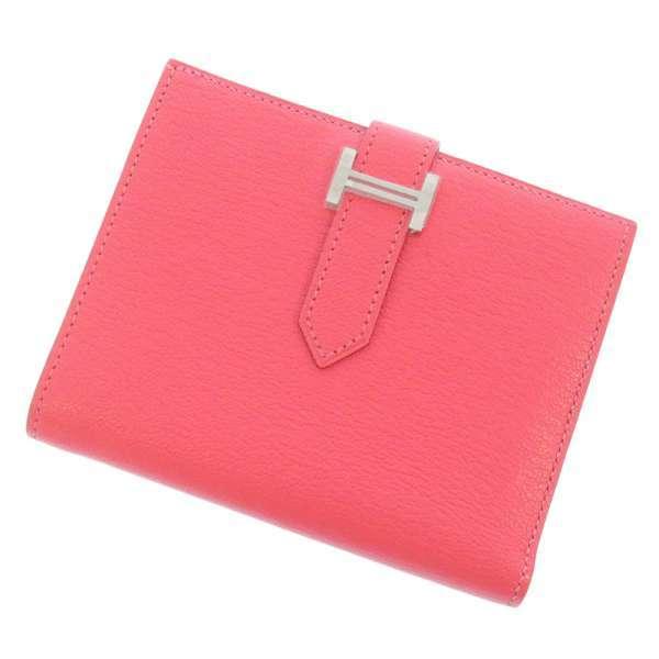 HERMES（エルメス） 財布 ベアンコンパクト ローズリップスティック