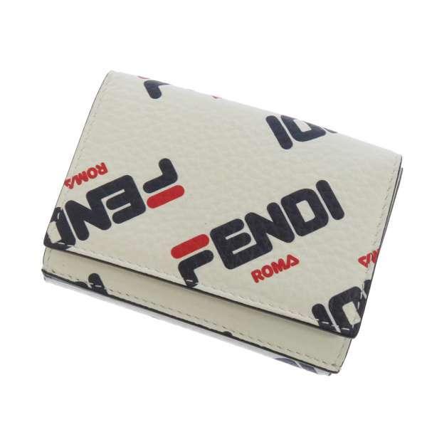 FENDI フェンディ 三つ折り財布 FILAコラボ マイクロ 8M0395 FENDI フェンディ 三つ折り財布 FILAコラボ マイクロ 8M0395