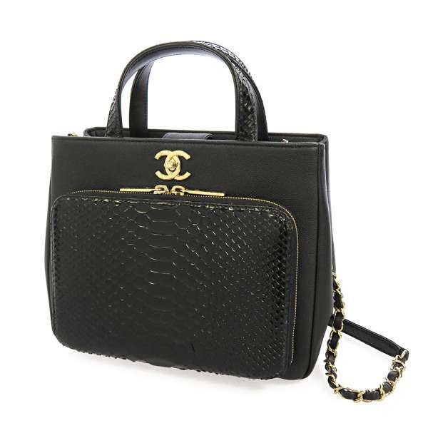 CHANEL シャネル ハンドバッグ スモール ショッピング バッグ キャビア 