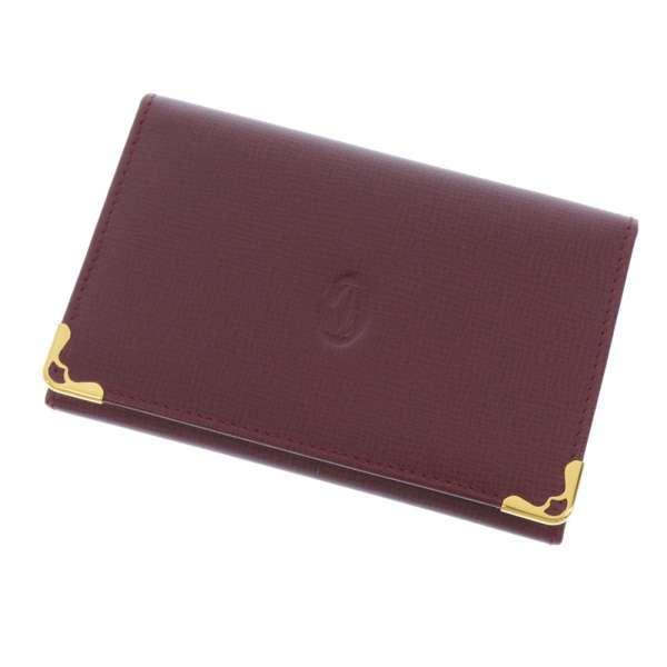 Cartier（カルティエ） パスケース マストライン ボルドー カーフ