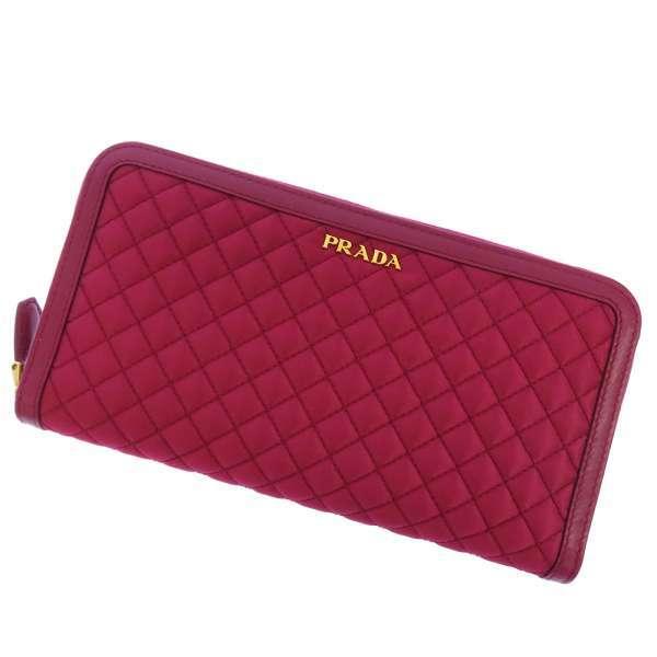 プラダ 長財布 キルティング ナイロン ラウンドファスナー 1m0506 Prada 財布 ピンク 安心保証 Gallery Rare 通販 Yahoo ショッピング