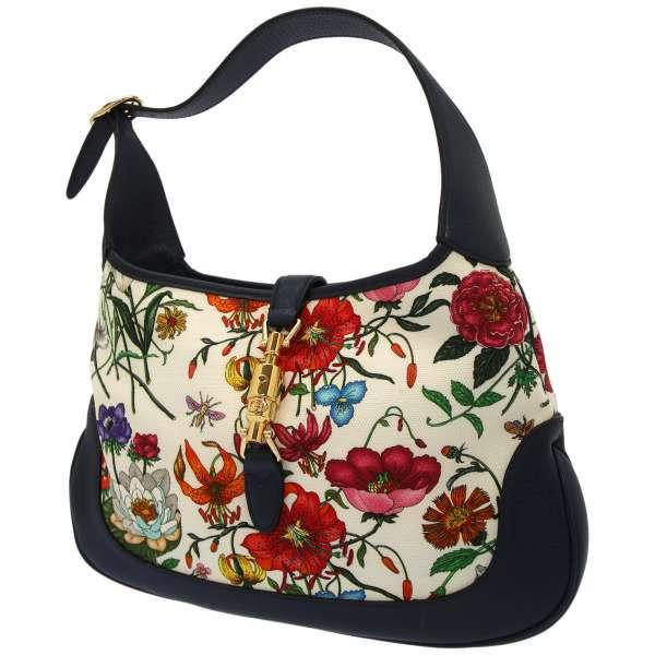 GUCCI グッチ ショルダーバッグ ジャッキー フローラ ミディアム 