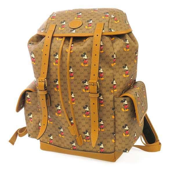 GUCCI グッチ リュック ミニGGスプリーム ミッキープリント GUCCI グッチ リュック ミニGGスプリーム ミッキープリント