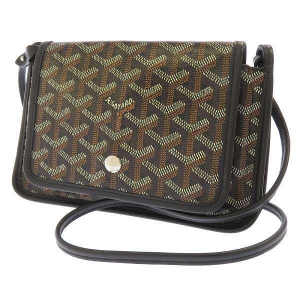 Goyard ショルダーバッグ ブラック/グレー Goyard ブラックショルダーバッグ 箱付き