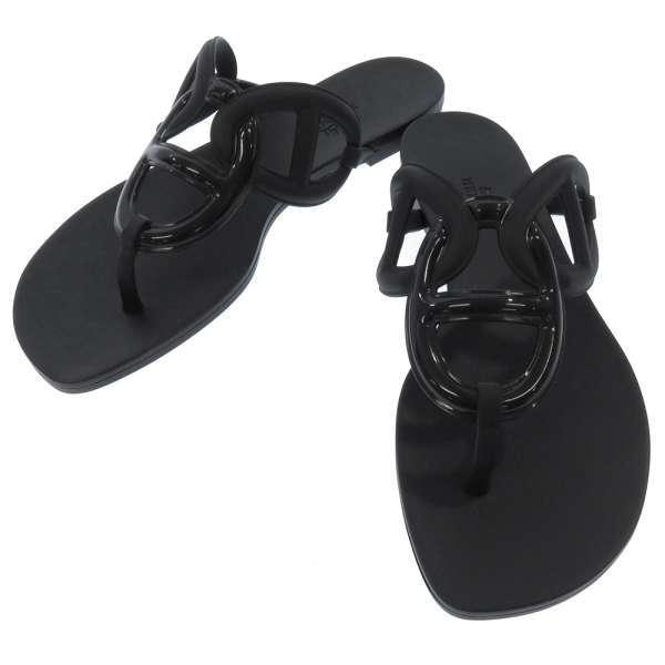 【新品】size36エルメスラバーサンダル　エジェリ 新品】size36エルメスラバーサンダルエジェリ