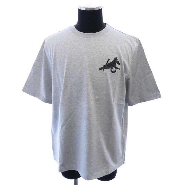 HERMES（エルメス） Tシャツ ミニレザーパッチ パズル・エケストル 