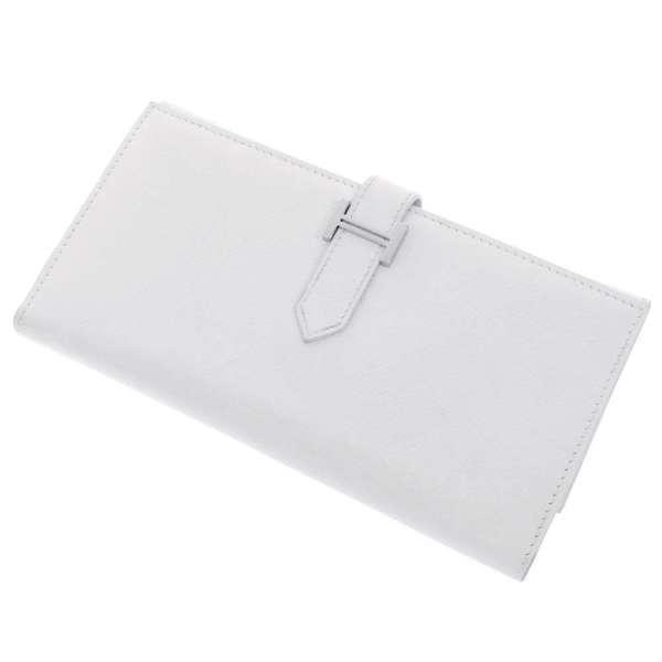 HERMES ベアン 長財布 三つ折り デュプリ ヴォーエプソン K刻印