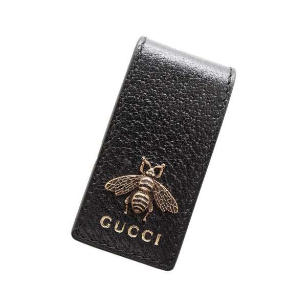 グッチ マネークリップ アニマリエ レザー ビー 522914 GUCCI 財布