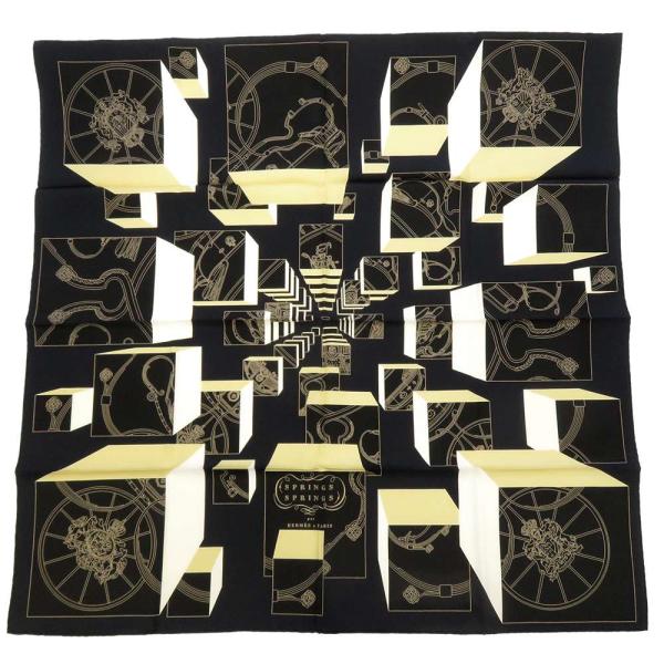 エルメス スカーフ カレ90 スプリング・スプリング Springs Springs