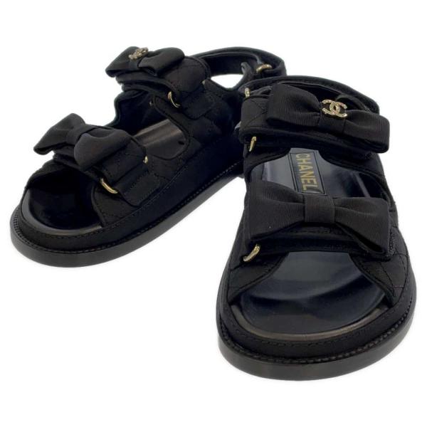 CHANEL サンダル ココマーク デカココ 35 1/2 CHANEL サンダル ココマーク デカココ 35 1/2