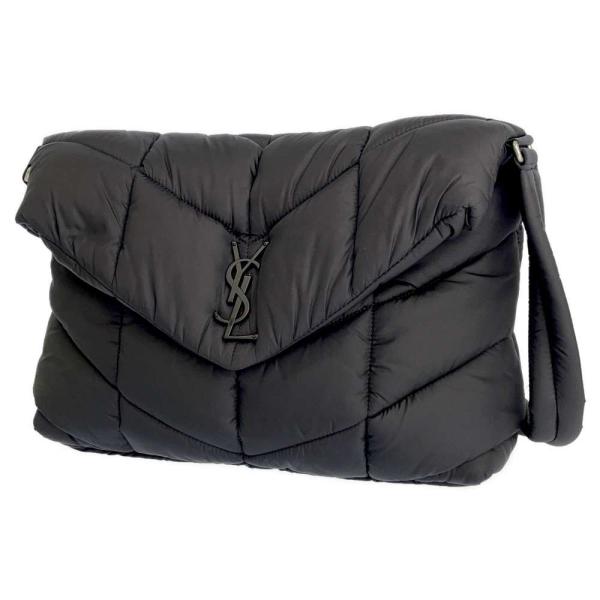 未使用 展示品 サンローラン SAINT LAURENT パファー キルティング ショルダー バッグ ナイロン ブラック 733630 90312333 未使用 展示品 サンローラン SAINT LAURENT パファー キルティング