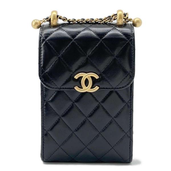 美品 シャネル マトラッセ コンパクト ミニ チェーン ショルダー バッグ CHANEL（シャネル） マトラッセ ミニ チェーン ポーチ ショルダー