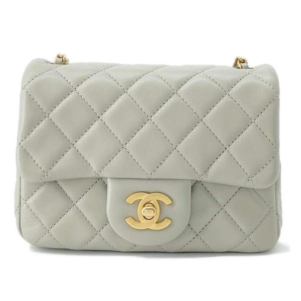 シャネル チェーンショルダーバッグ ミニマトラッセ ラムスキン AS1786