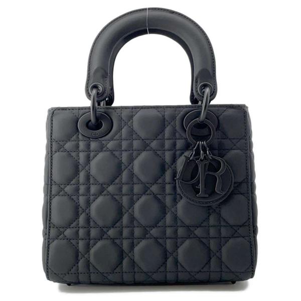 レディディオール トートバッグ ブラック スモールルM0538SLOI_M989 クリスチャン・ディオール ハンドバッグ レディディオール カナージュ