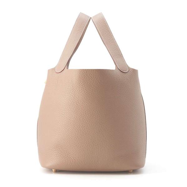 エルメス ハンドバッグ ピコタンロックMM エトゥープ/ゴールド金具
