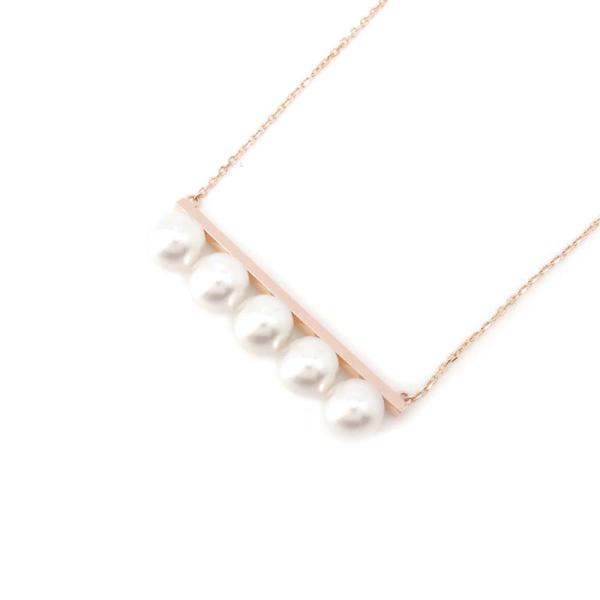 タサキ ネックレス バランス シグネチャー あこや真珠 パール K18PG