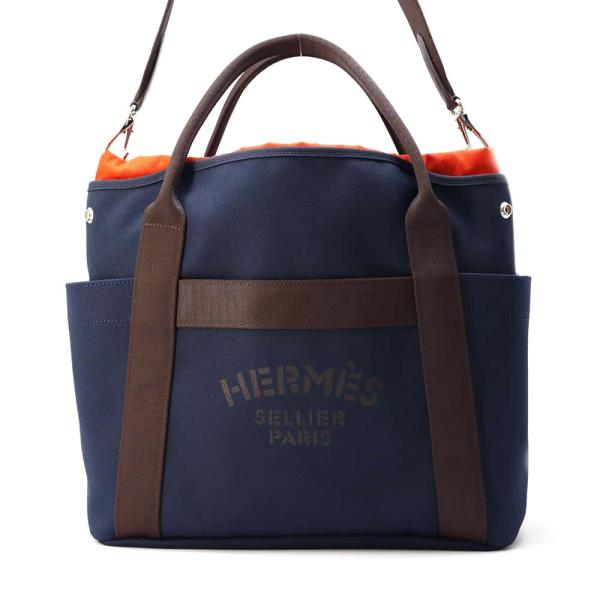 美品✨HERMES エルメス　フールトゥPM ハンドバッグ　手提げ　ネイビー 楽天市場】【バッグ】HERMES エルメス フールトゥPM トートバッグ