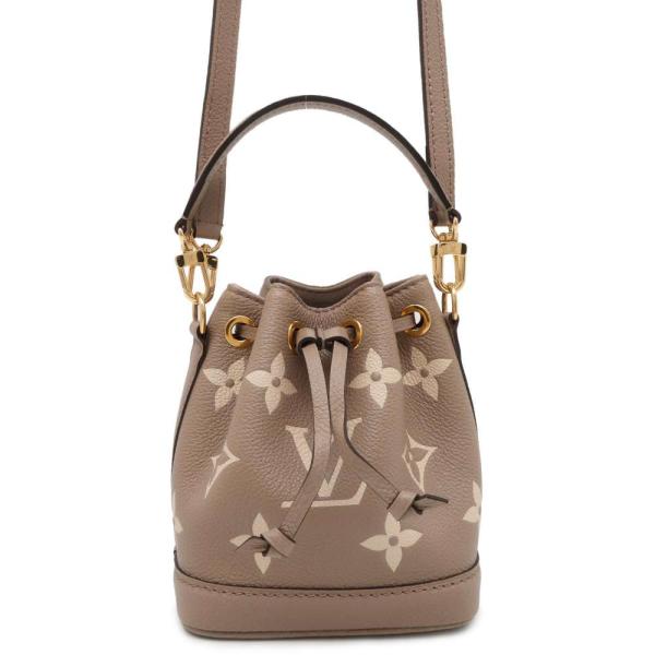 未使用【ルイヴィトン】モノグラム　アンプラント　バイカラー　ナノ　ノエ　バッグ org.jpg