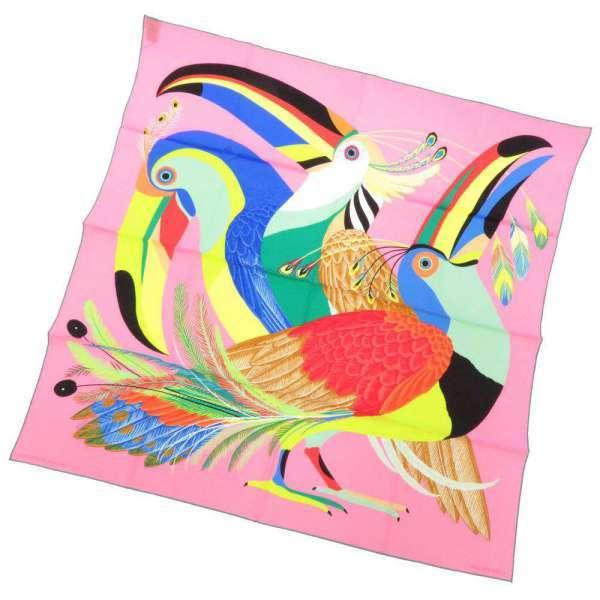 エルメス スカーフ カレ90 楽園のオオハシ Toucans de Paradis HERMES シルクツイル 2020年秋冬