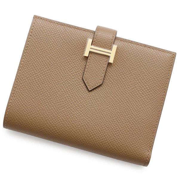 エルメス 二つ折り財布 ベアンコンパクト アルザン/ゴールド金具 エルメス 二つ折り財布 ベアンコンパクト アルザン/ゴールド金具