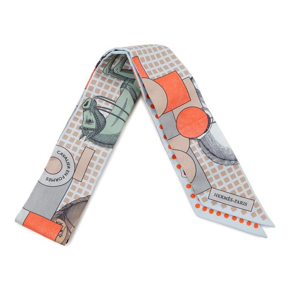 エルメス スカーフ ツイリー カヴァリエ・アン・フォルム Cavalier en  