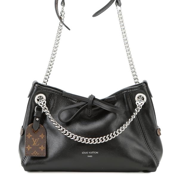 LOUIS VUITTON ルイヴィトン キャリーオール・バイブ BB LVバイブ ショルダーバッグ バッグ ラムレザー ブラック レディース ルイヴィトン ショルダーバッグ ラムレザー キャリーオール・バイブ BB
