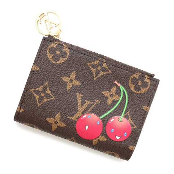 ルイヴィトン 二つ折り財布 モノグラム LV×TM ポルトフォイユ・リサ