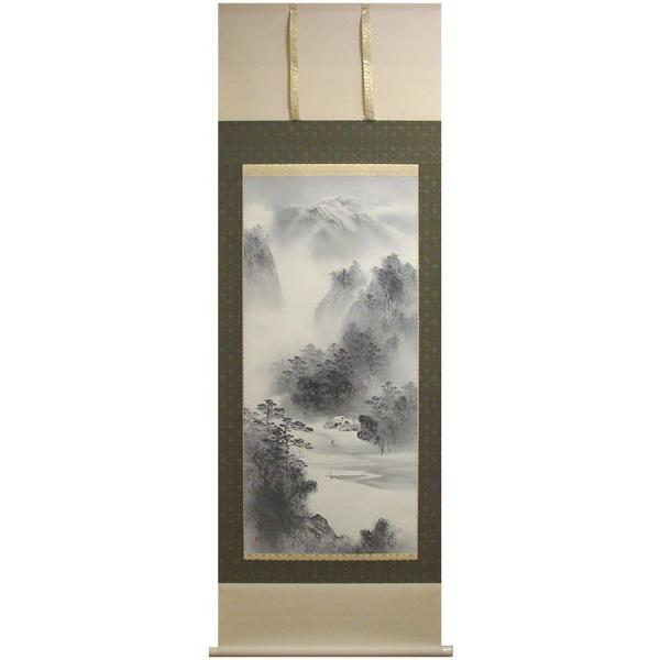 中沢 勝 『水墨山水』 掛軸(尺八立) : 内田画廊 - 通販 中沢 勝 『水墨山水』 掛軸(尺八立) : 内田画廊 - 通販
