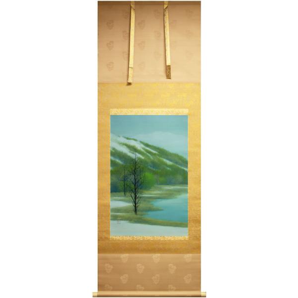 河本正　【早春】　日本画　送料込み1209 河本 正 『早春』 日本画 F6（6号） : 内田画廊 - 通販 - Yahoo