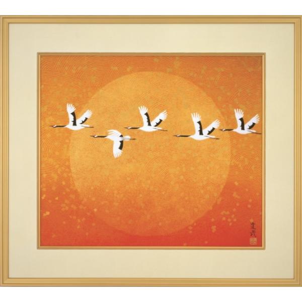 石踊達哉 『翔』 彩美版・シルクスクリーン併用 複製画 額装 : 内田