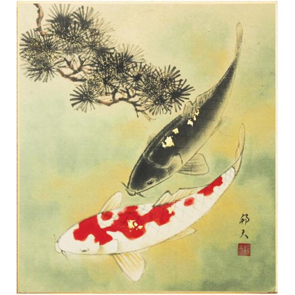 絵画 日本画 鯉 - ホビーの人気商品・通販・価格比較 - 価格.com