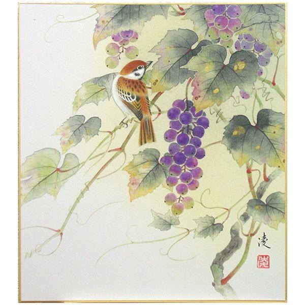 日本画葡萄Ⅰ葡萄Ⅱ